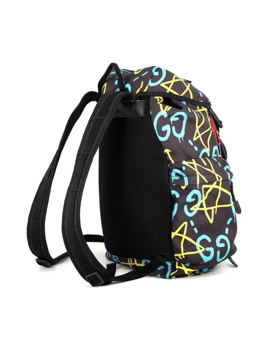 Gucci Backpack Ghost Nylon Canvas Black